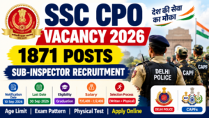 SSC CPO Vacancy 2026