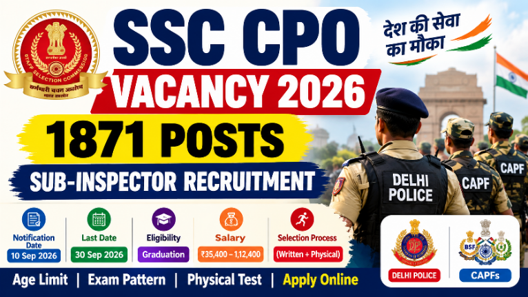 SSC CPO Vacancy 2026